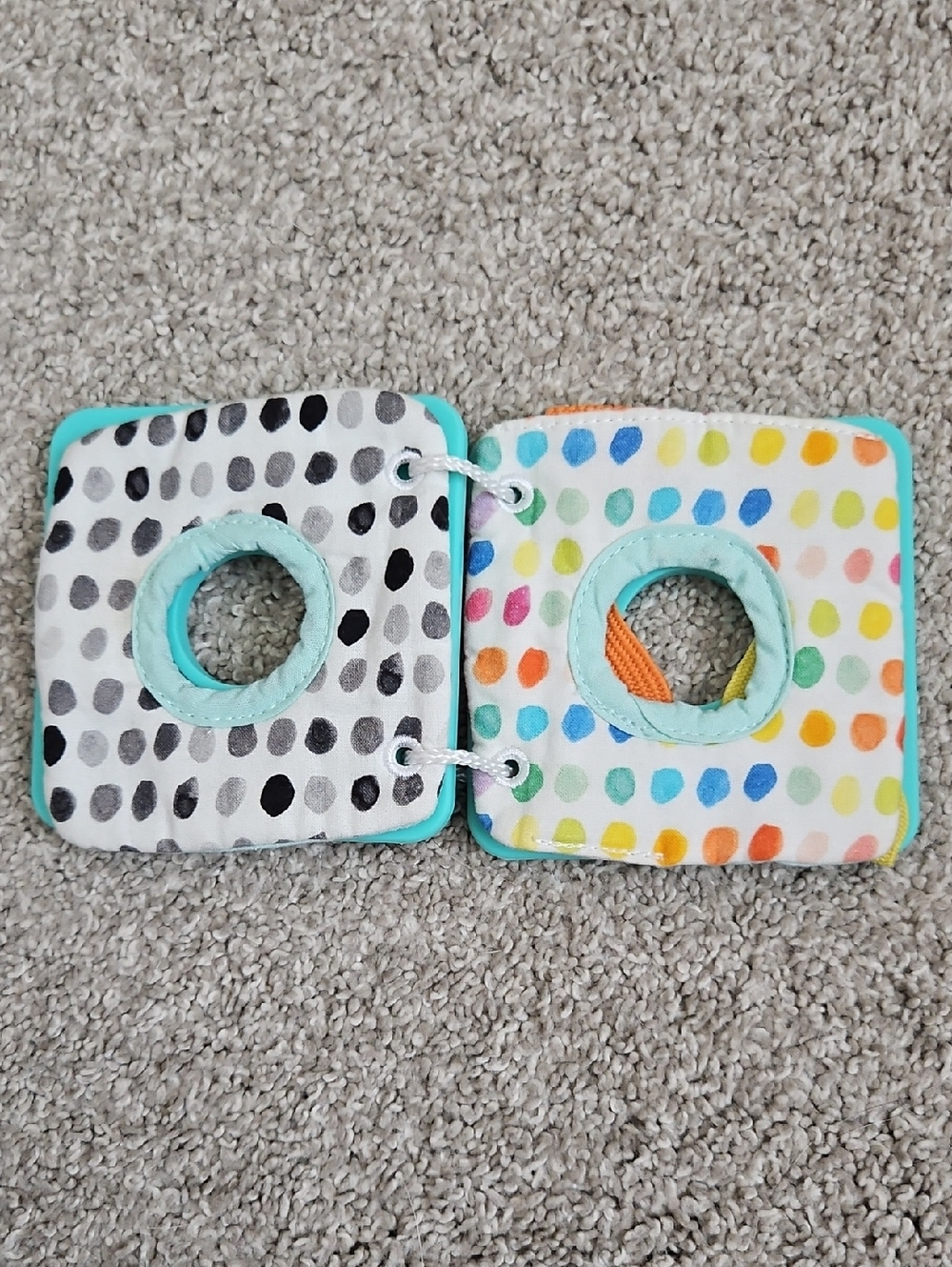 Lovevery Soft Sensory Fabric Book Crinkle Baby Toy - Picture 3 of 4